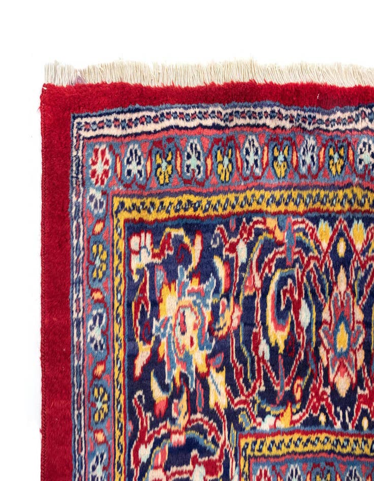Detail image of 10' 4 x 13' Hand Knotted Hamedan Persian Wool Rug