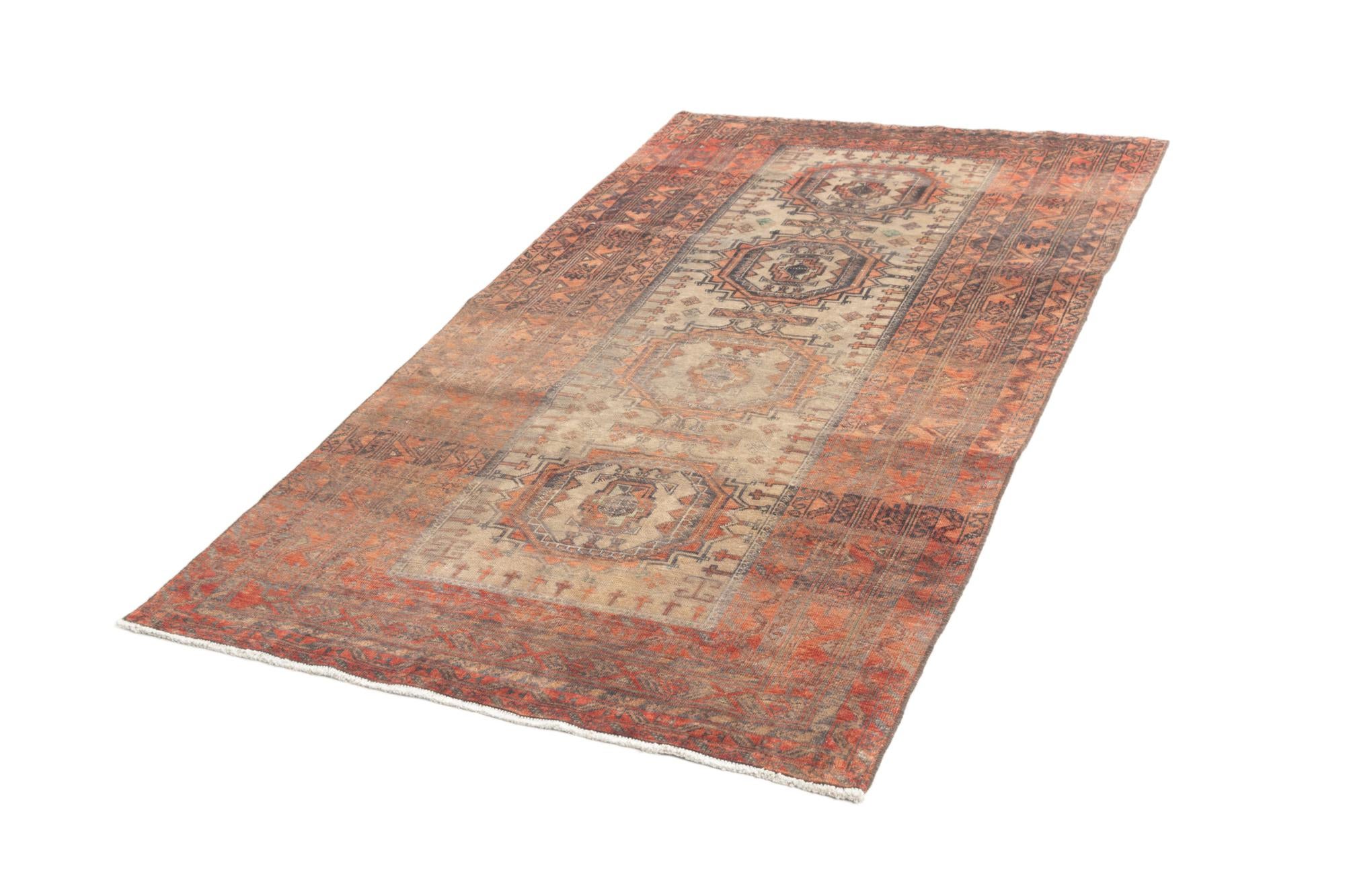 4' x 7' 4 Hamedan Rug