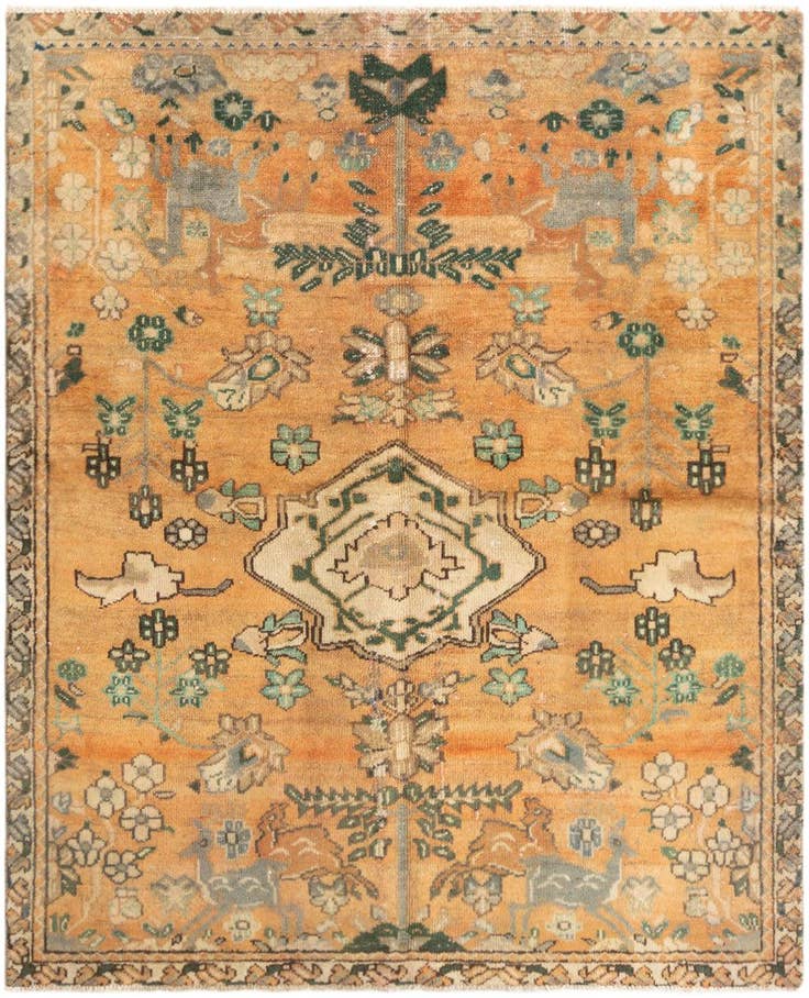 Detail image of 5' x 6' 2 Hamedan Rug