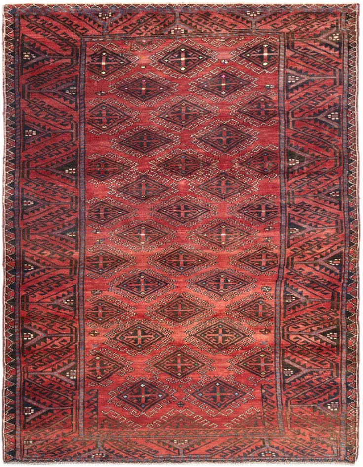 Detail image of 3' 11 x 9' 2 Hamedan Rug