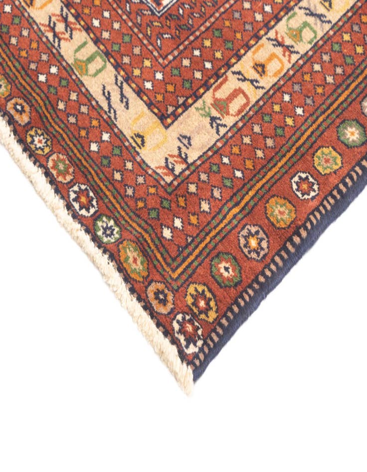 Detail image of 4' 1 x 5' 6 Hamedan Rug