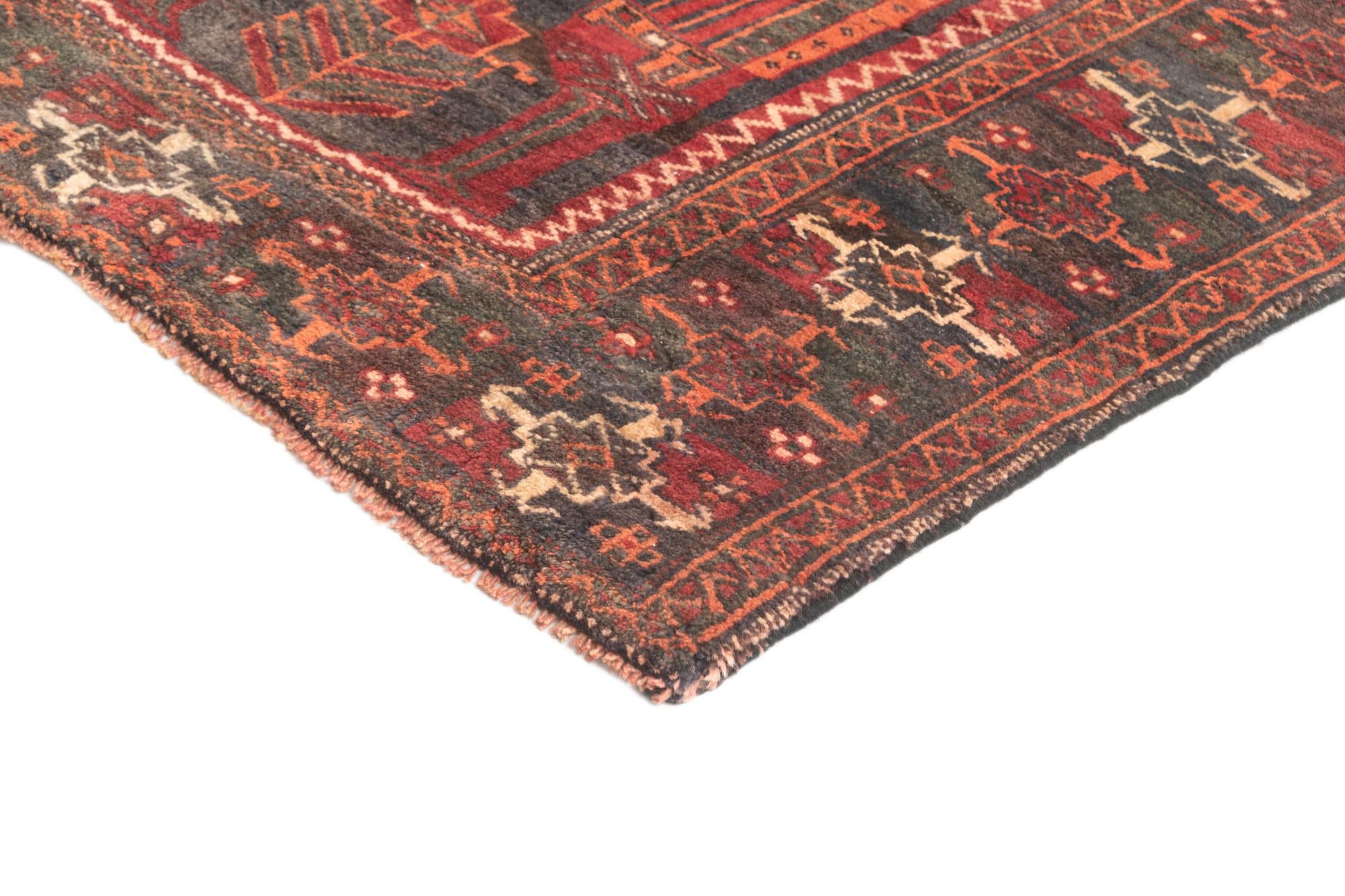 4' x 9' Hamedan Rug