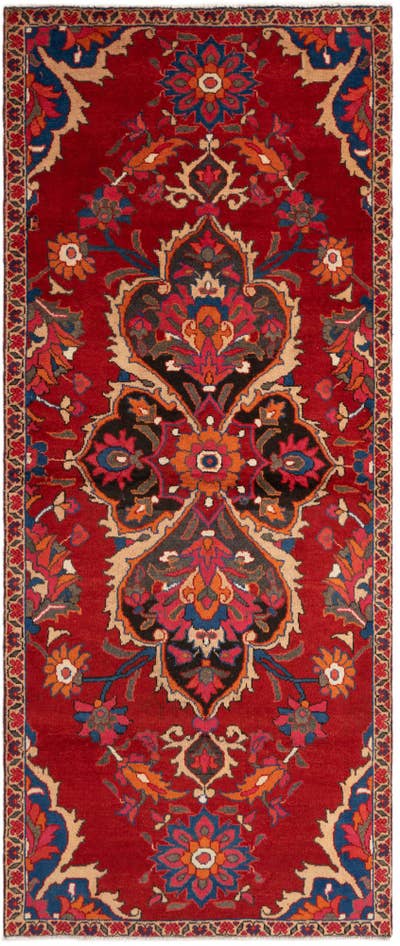 Detailansicht von 120cm x 280cm Hamedan Teppich