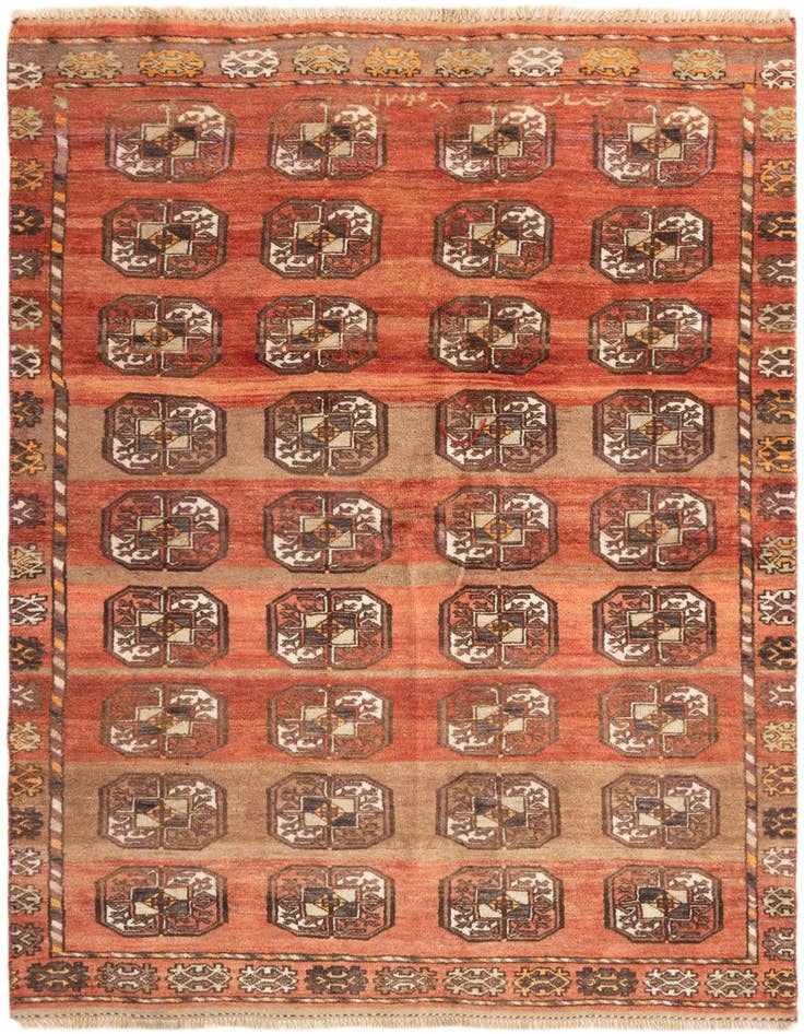 Detail image of 4' 5 x 6' 11 Hamedan Rug