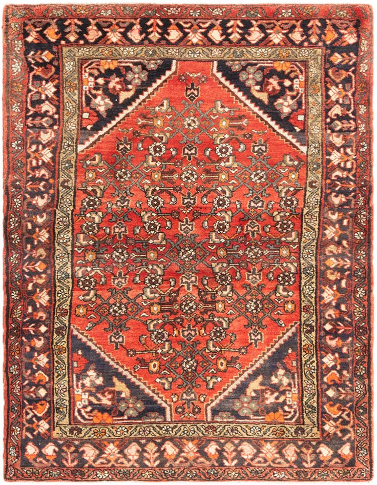 Detail image of 3' 7 x 5' 3 Hamedan Rug