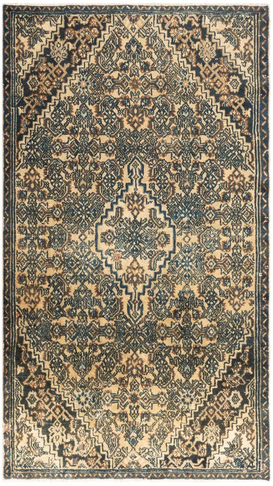 Detail image of 4' 2 x 7' 4 Hamedan Rug