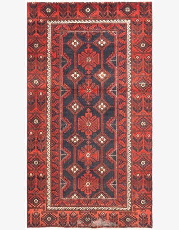 3' 8 x 6' 6 Hamedan Rug