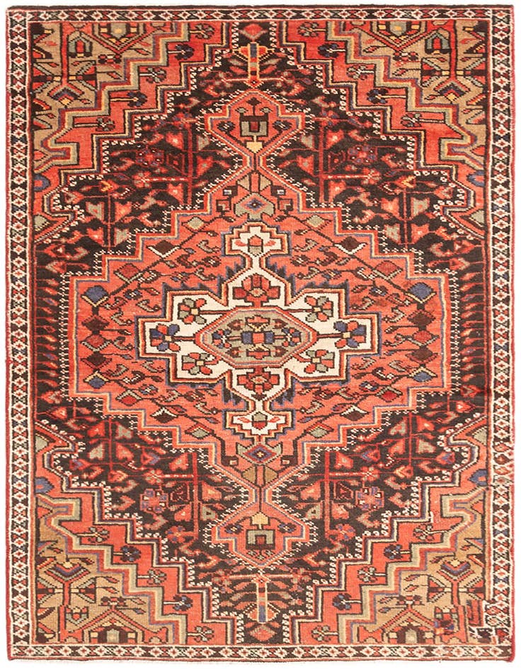 Detail image of 3' 2 x 6' 2 Hamedan Rug