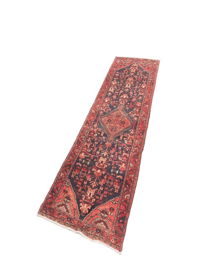 Detail image of 3' 5 x 9' 2 Hamedan Rug