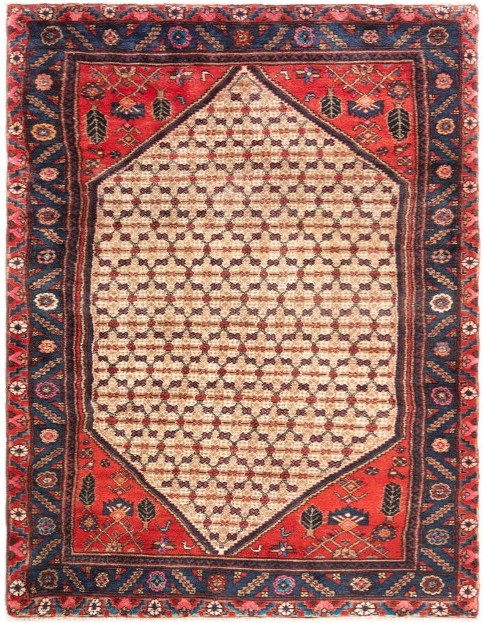 Detail image of 3' 6 x 9' 3 Hamedan Rug