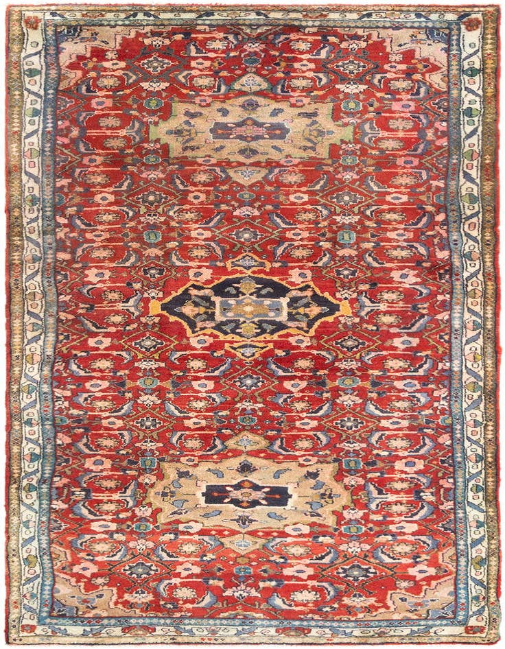 Detail image of 3' 7 x 9' 7 Hamedan Rug