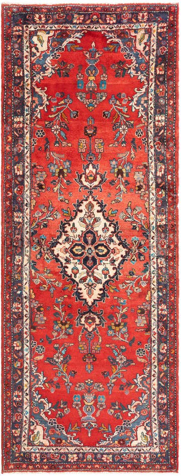 Detail image of 3' 5 x 9' 9 Hamedan Rug