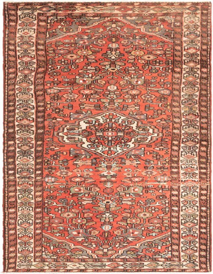 Detail image of 3' 10 x 9' 9 Hamedan Rug
