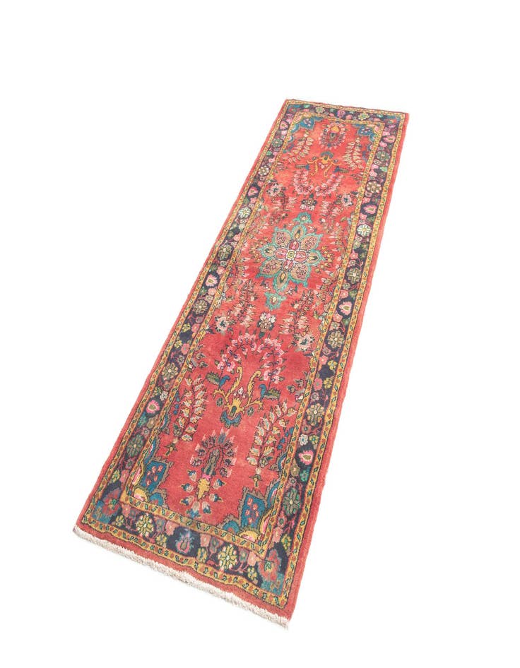 Detail image of 3' 4 x 9' 6 Hamedan Rug