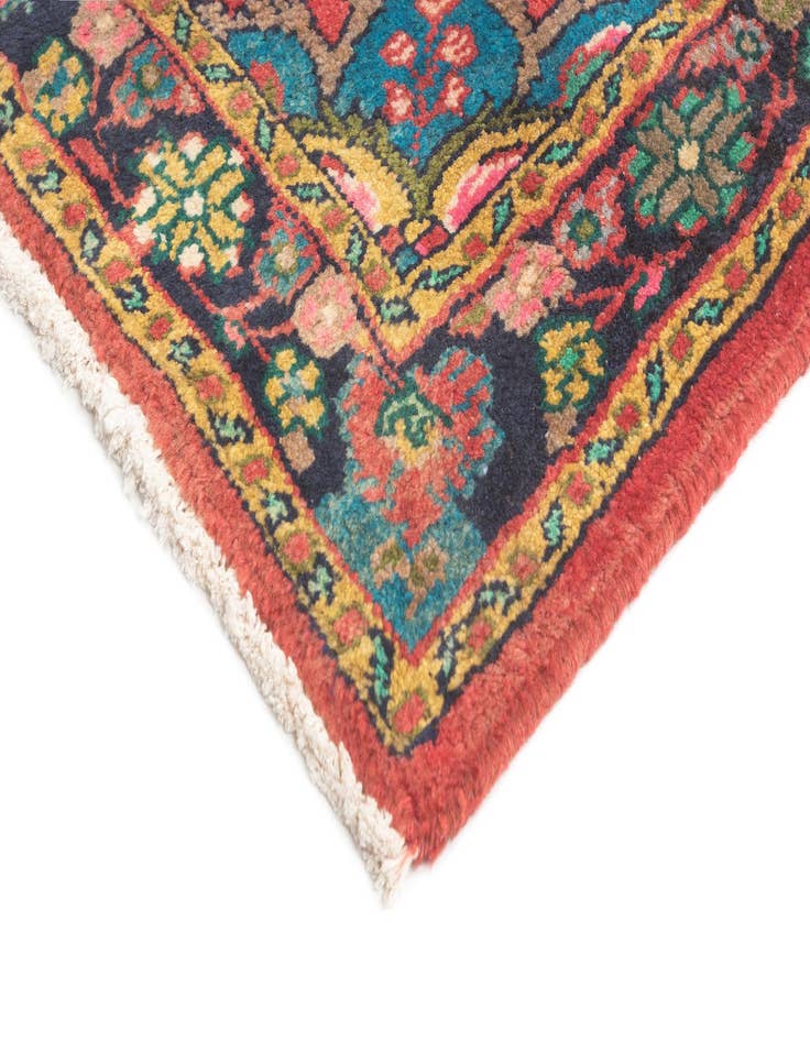 Detail image of 3' 4 x 9' 6 Hamedan Rug