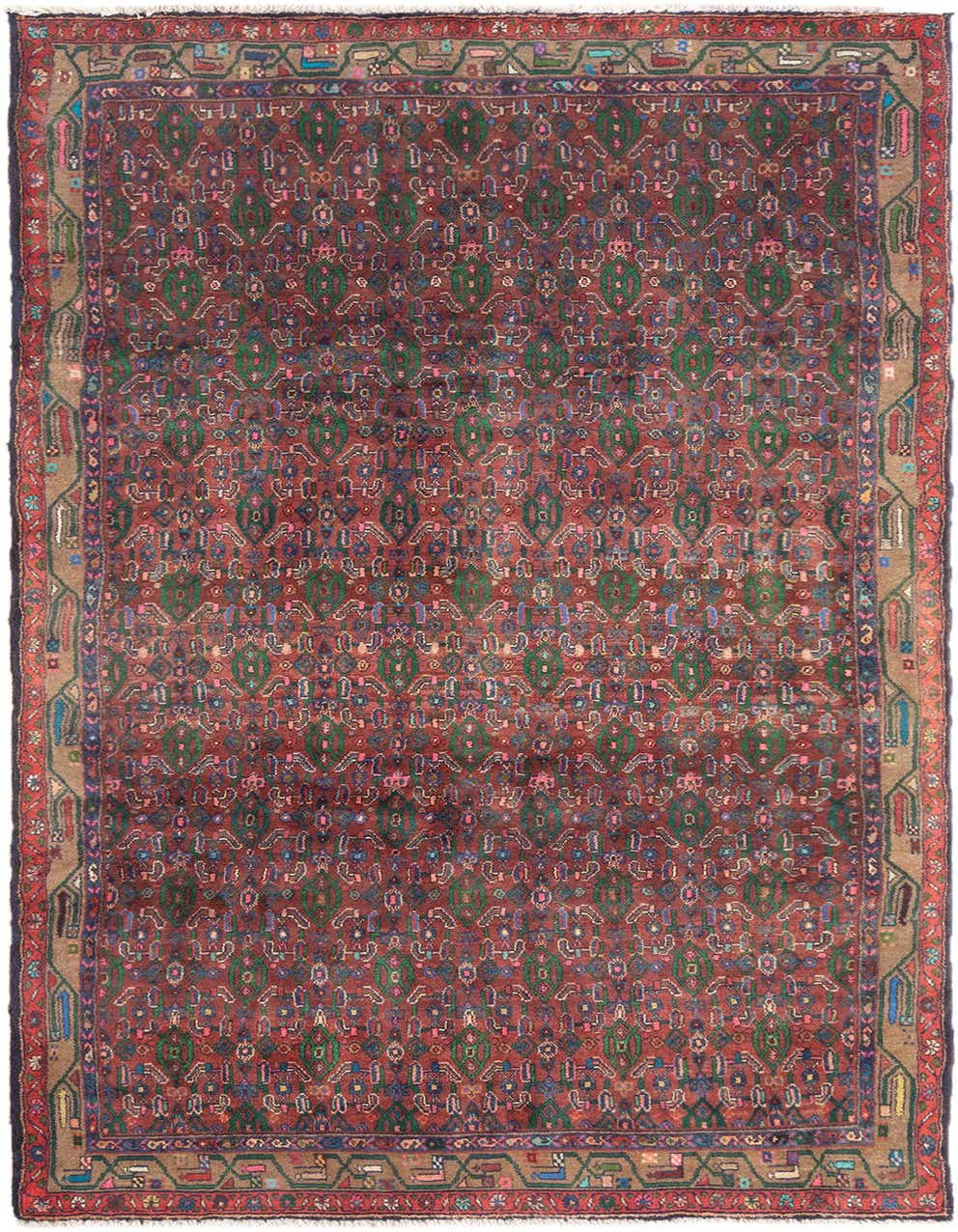 4' 8 x 9' 3 Hamedan Rug