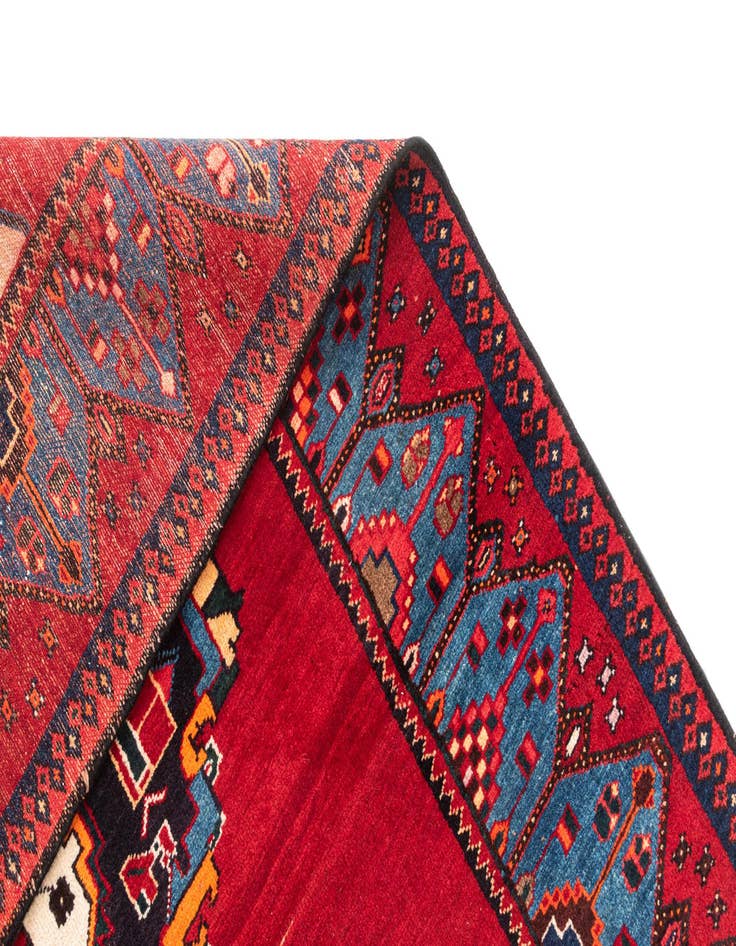 Detail image of 4' 11 x 12' 9  Hand Knotted Hamedan Rug