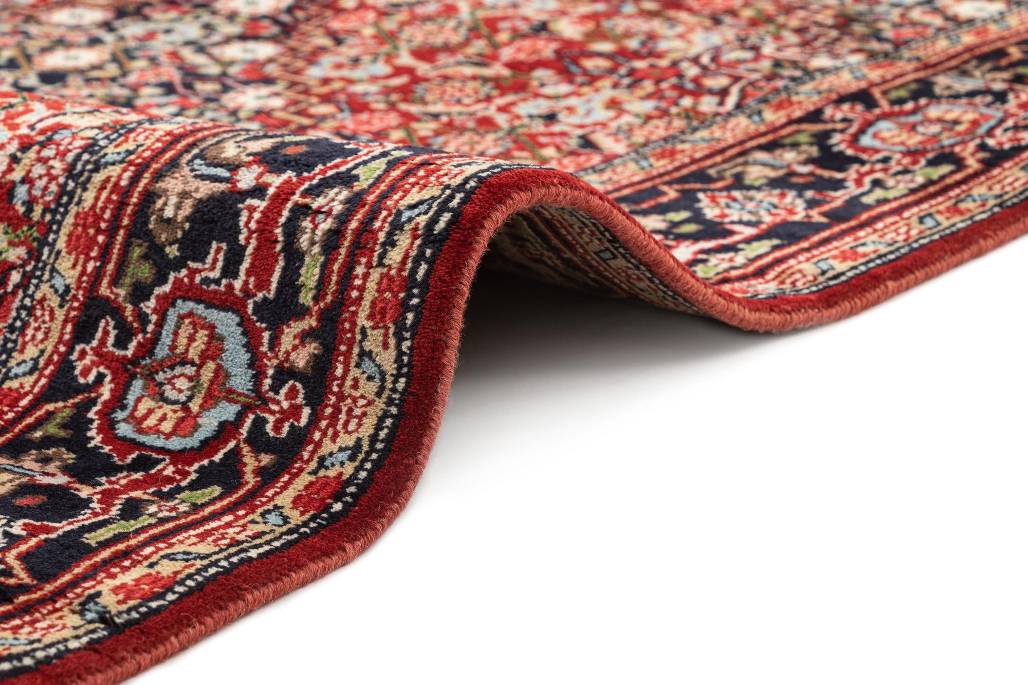 4' x 6' 1 Hand Knotted Hamedan Wool Rug