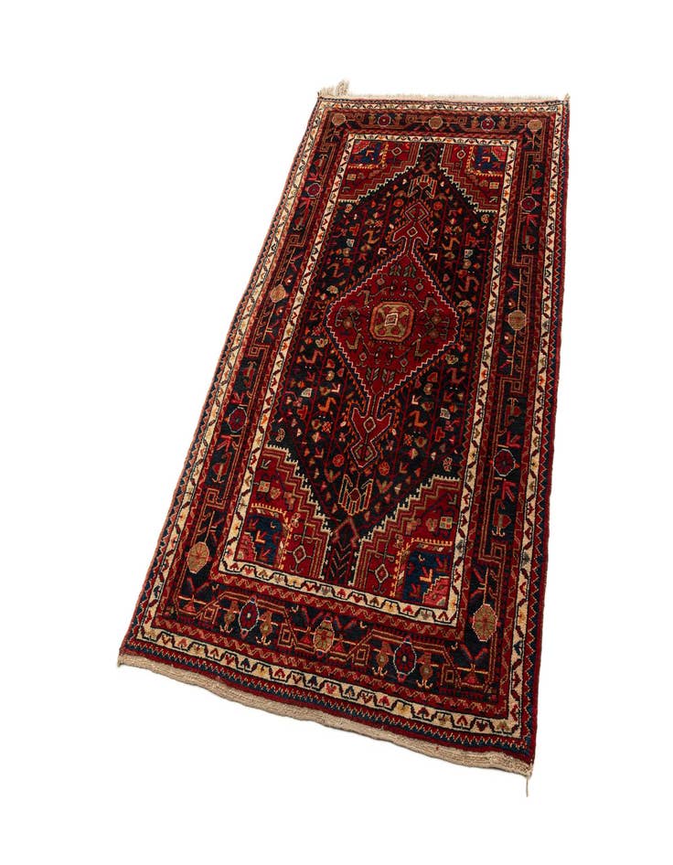 Detail image of 4' 7 x 7' 4 Hamedan Rug