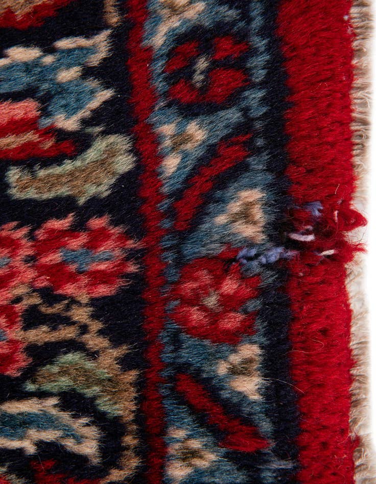 Detail image of 9' x 12' 4 Hand Knotted Hamedan Persian Wool Rug