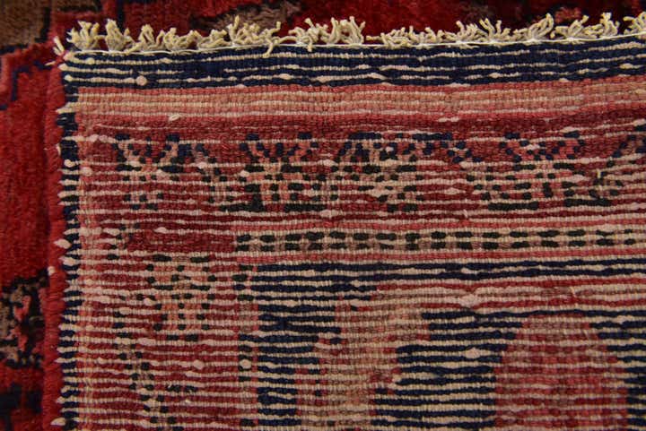 5' x 6' 7 Hand Knotted Hamedan Persian Wool Rug