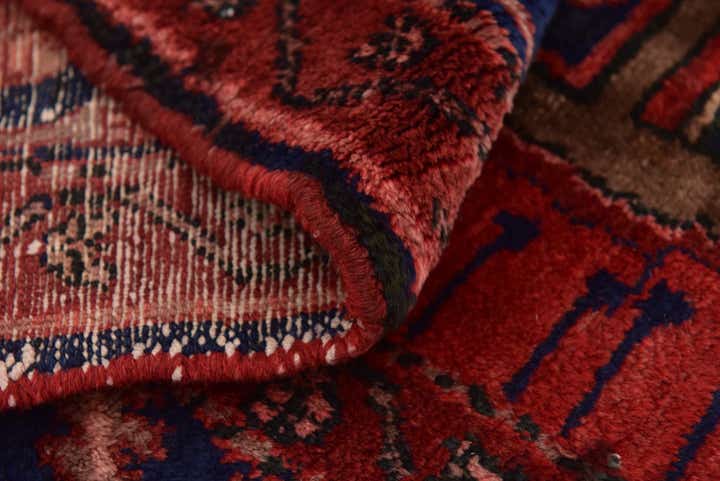 5' x 6' 7 Hand Knotted Hamedan Persian Wool Rug