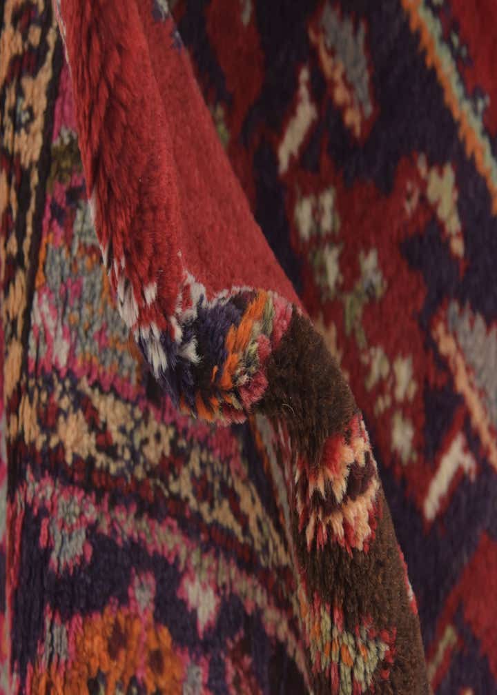 4' 4 x 6' 10 Hand Knotted Hamedan Persian Wool Rug