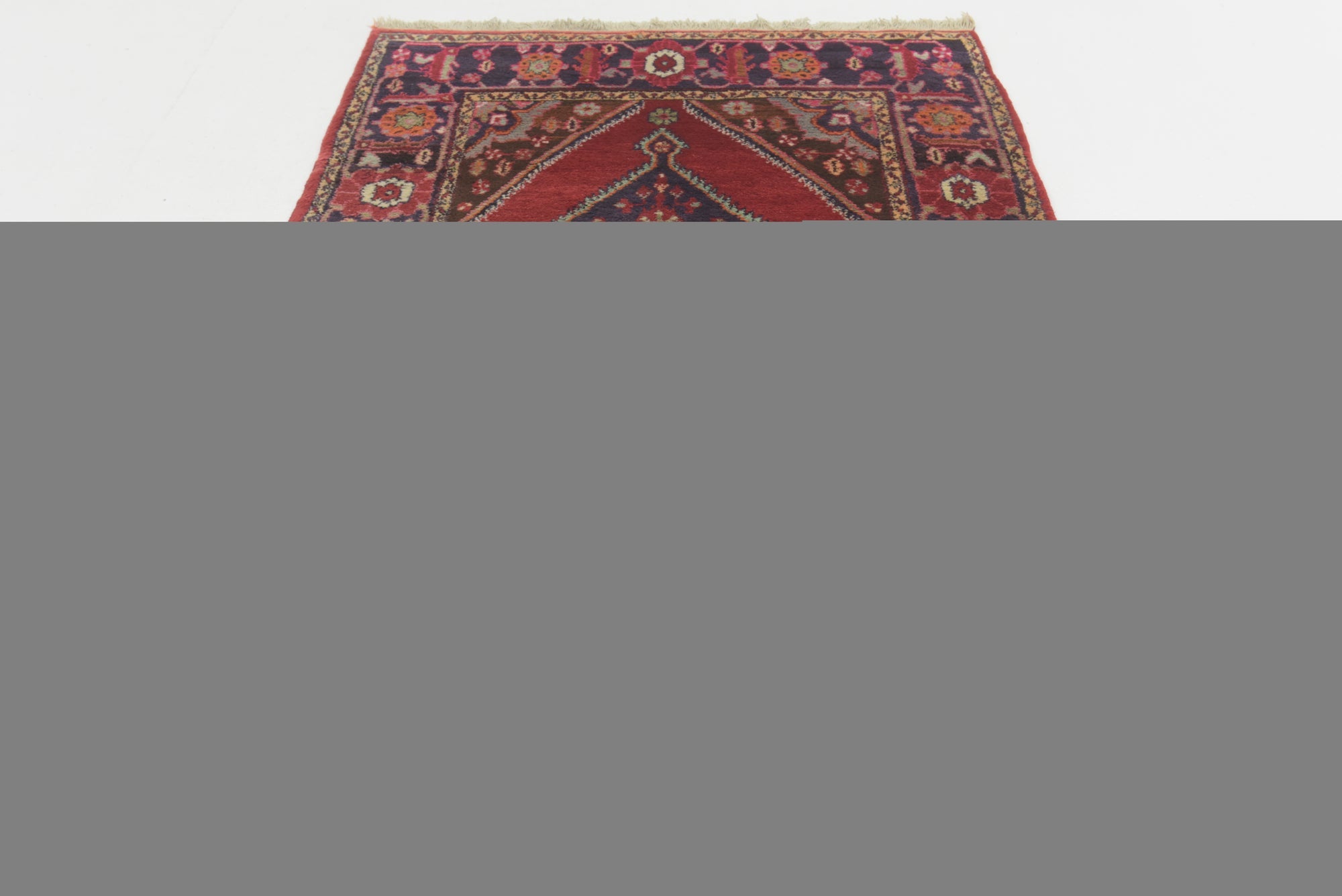 4' 4 x 6' 10 Hand Knotted Hamedan Persian Wool Rug
