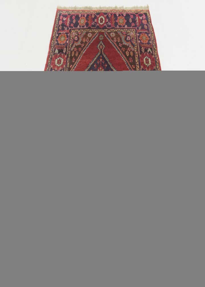4' 4 x 6' 10 Hand Knotted Hamedan Persian Wool Rug