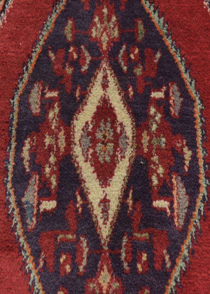 4' 4 x 6' 10 Hand Knotted Hamedan Persian Wool Rug