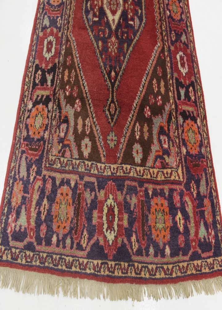 4' 4 x 6' 10 Hand Knotted Hamedan Persian Wool Rug