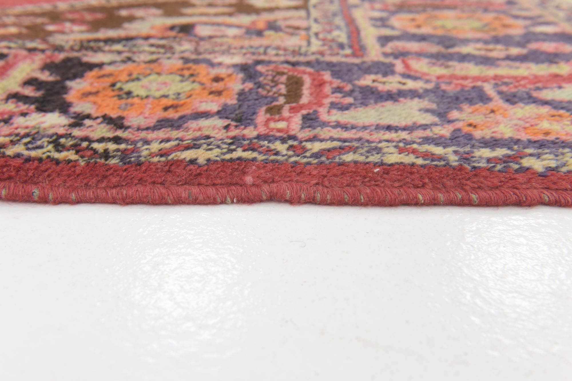 4' 4 x 6' 10 Hand Knotted Hamedan Persian Wool Rug