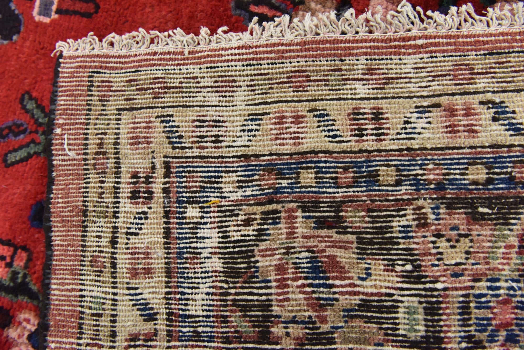 10' 3 x 13' 5 Hand Knotted Hamedan Persian Wool Rug