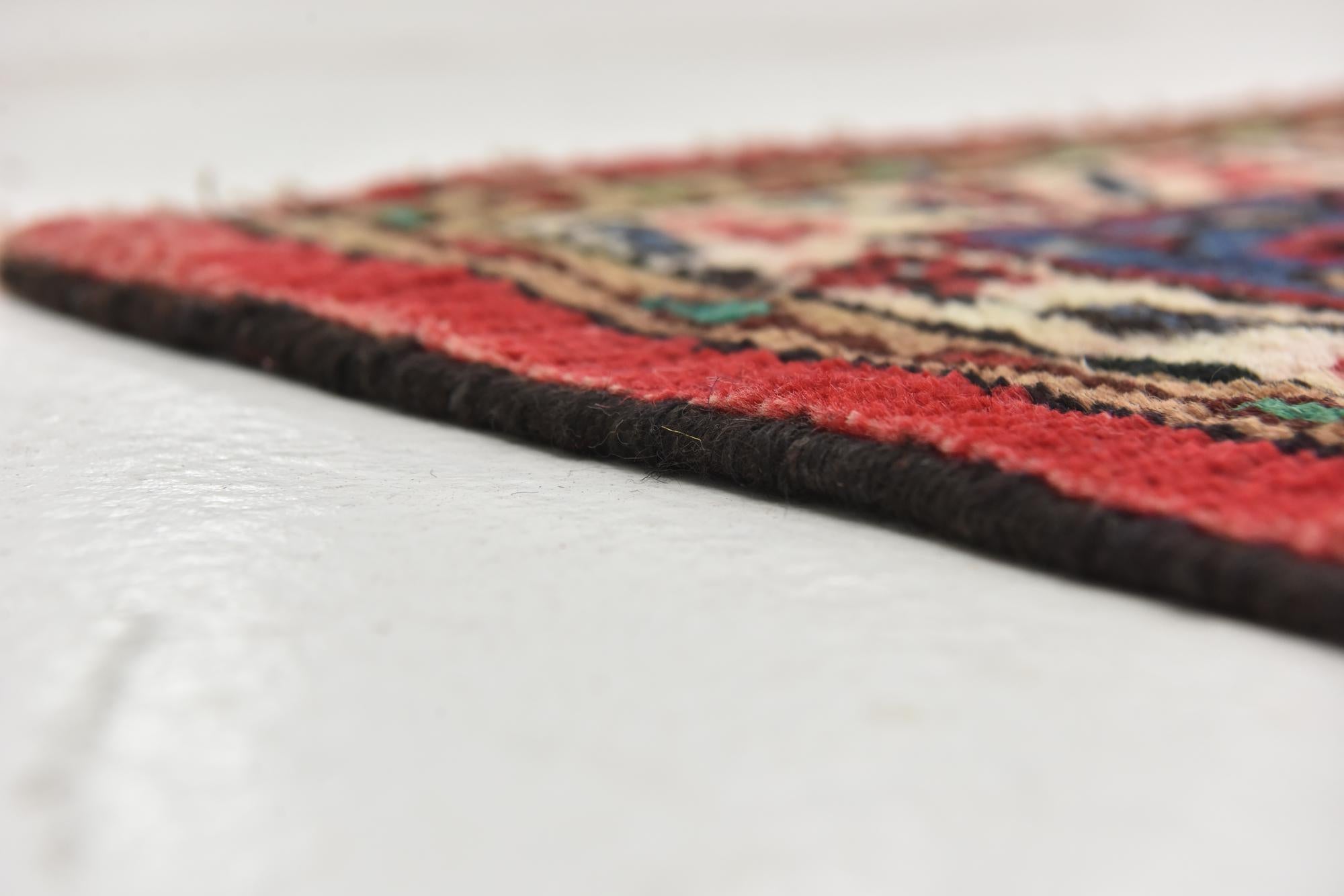 10' 3 x 13' 5 Hand Knotted Hamedan Persian Wool Rug