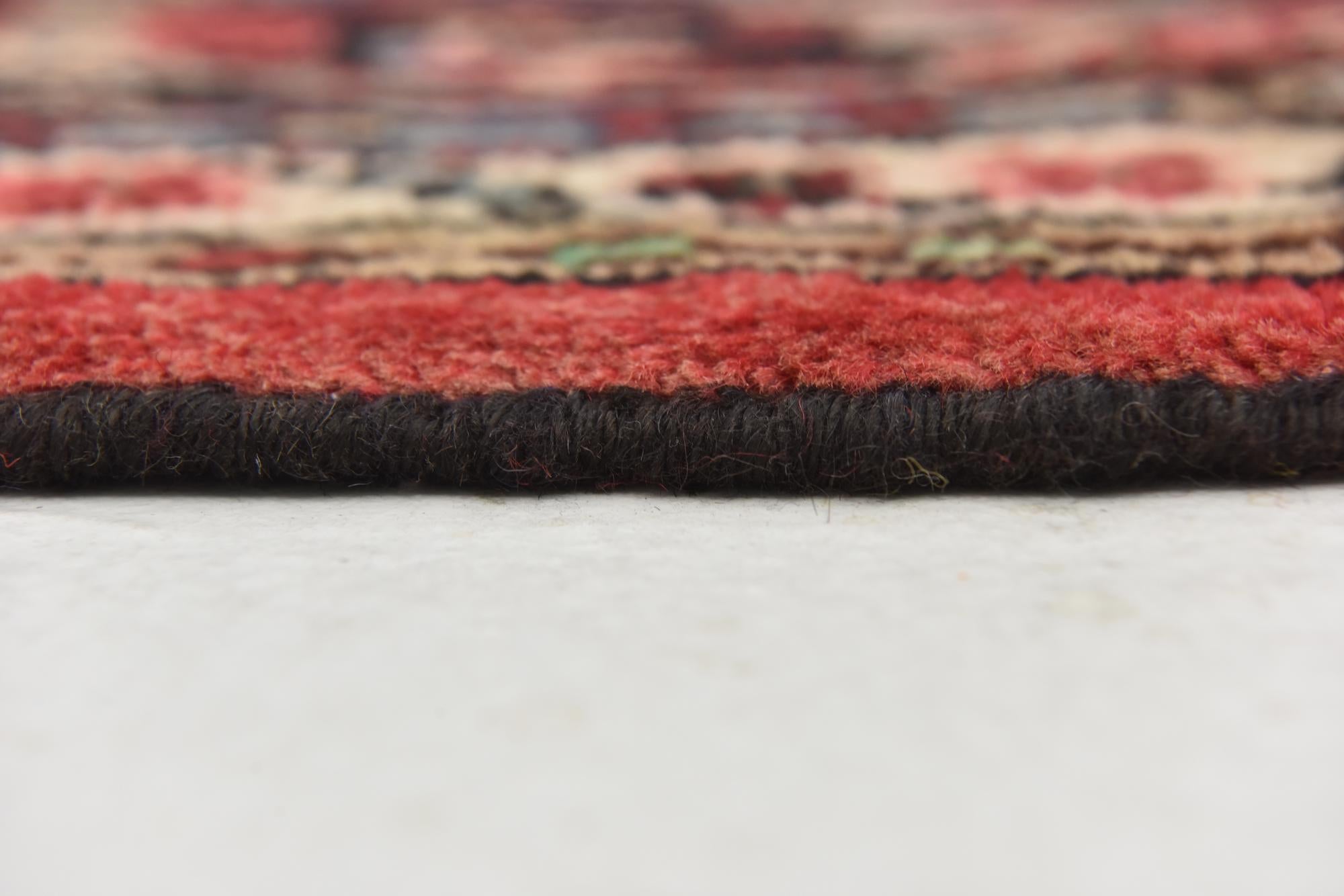 10' 3 x 13' 5 Hand Knotted Hamedan Persian Wool Rug