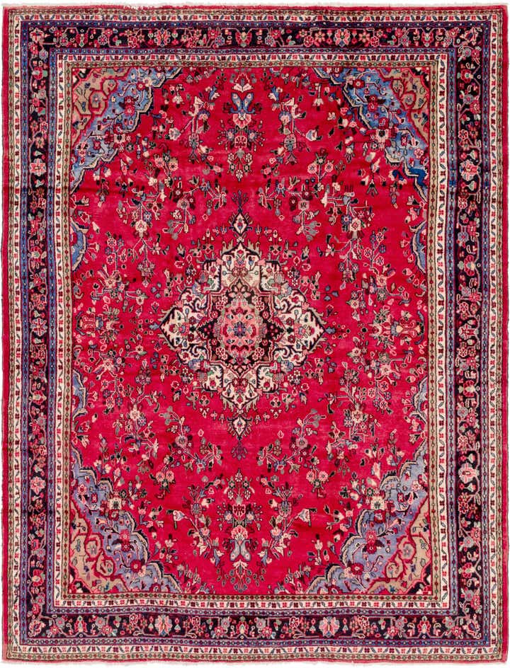 10' 3 x 13' 5 Hand Knotted Hamedan Persian Wool Rug