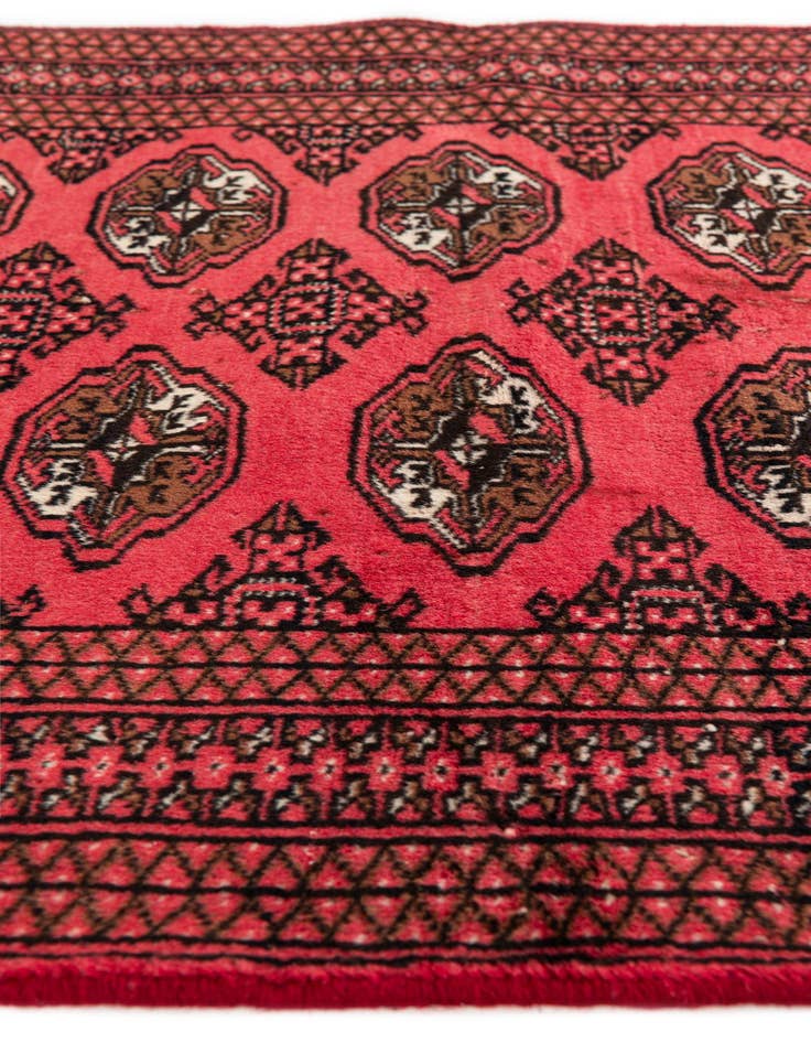 Detail image of 3' 1 x 4' 7 Hand Knotted Hamedan Persian Wool Rug