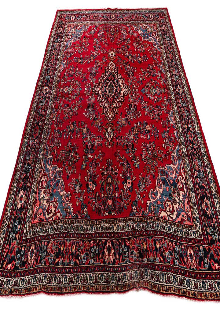 10' 4 x 12' 8 Hand Knotted Hamedan Wool Rug