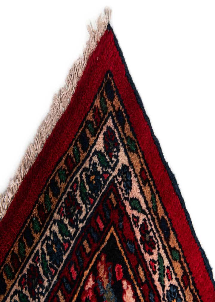 10' 4 x 12' 8 Hand Knotted Hamedan Wool Rug