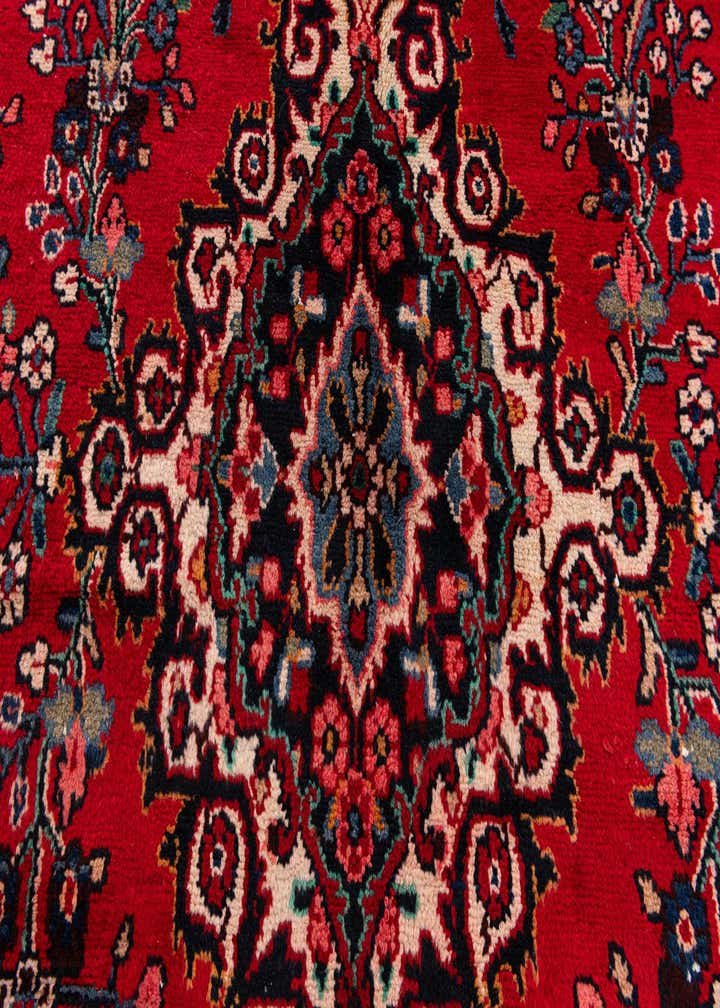10' 4 x 12' 8 Hand Knotted Hamedan Wool Rug
