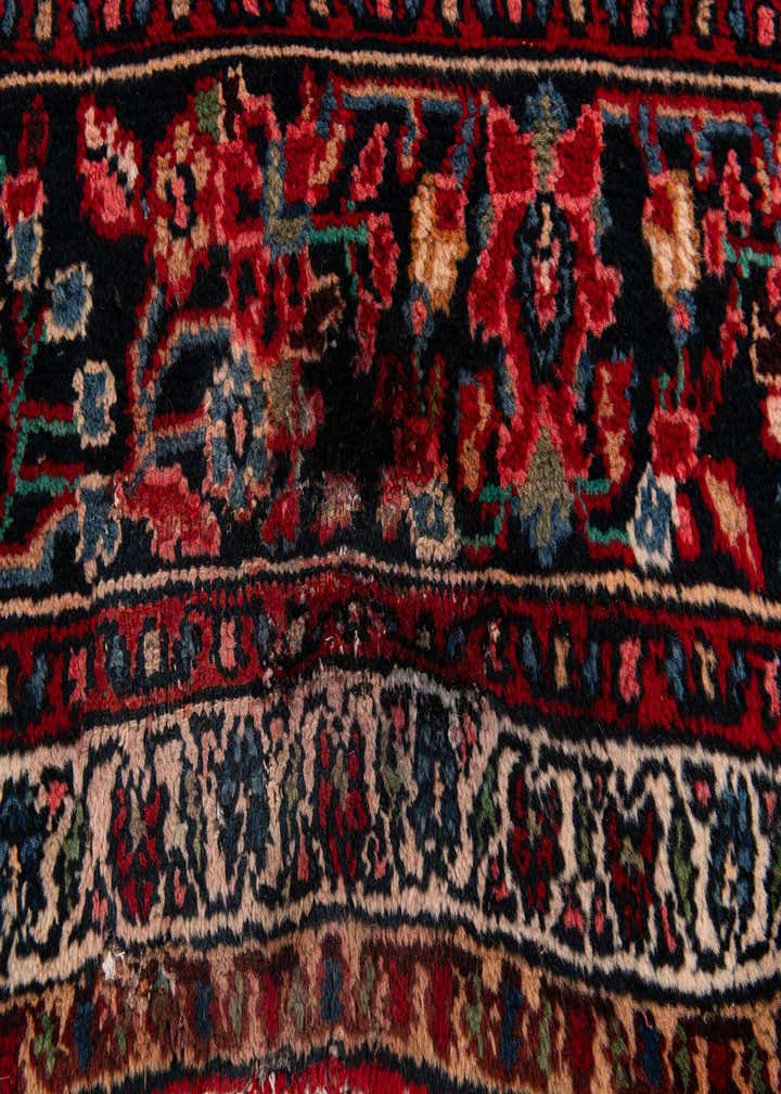 10' 4 x 12' 8 Hand Knotted Hamedan Wool Rug