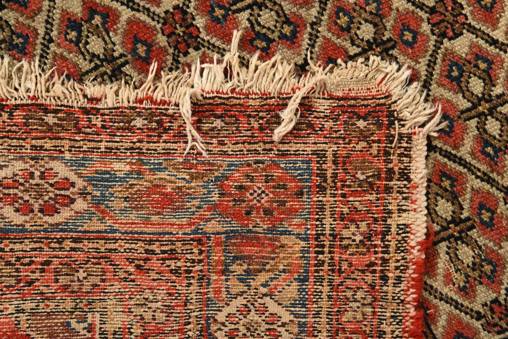 3' 10 x 6' 6 Hand Knotted Hamedan Persian Wool Rug