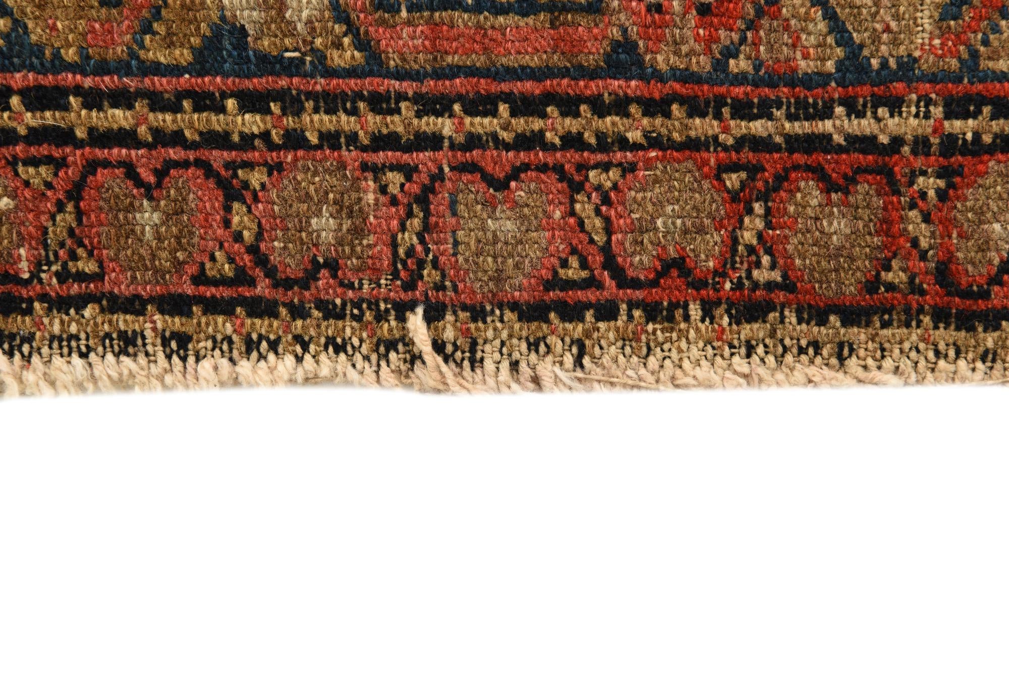 3' 10 x 6' 6 Hand Knotted Hamedan Persian Wool Rug
