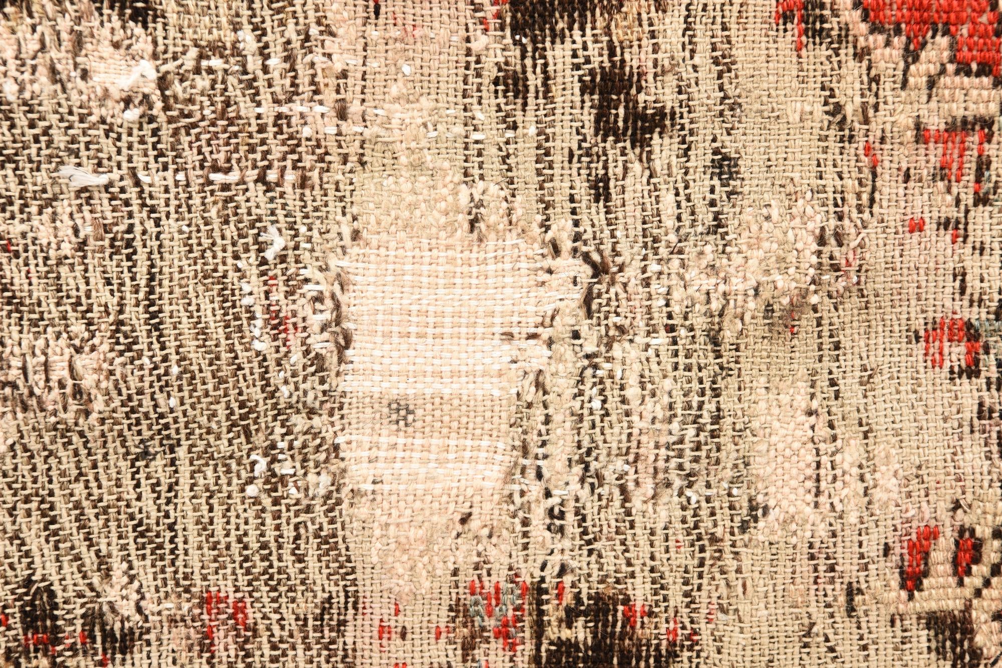4' 5 x 6' 1 Hand Knotted Hamedan Persian Wool Rug