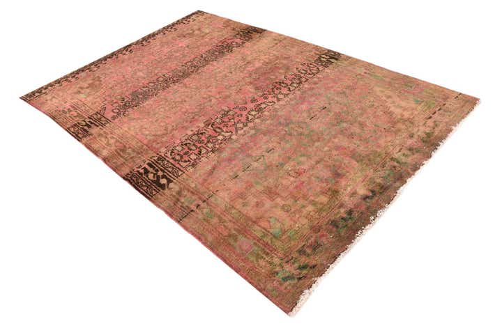5' 1 x 7' 6 Hand Knotted Hamedan Persian Wool Rug