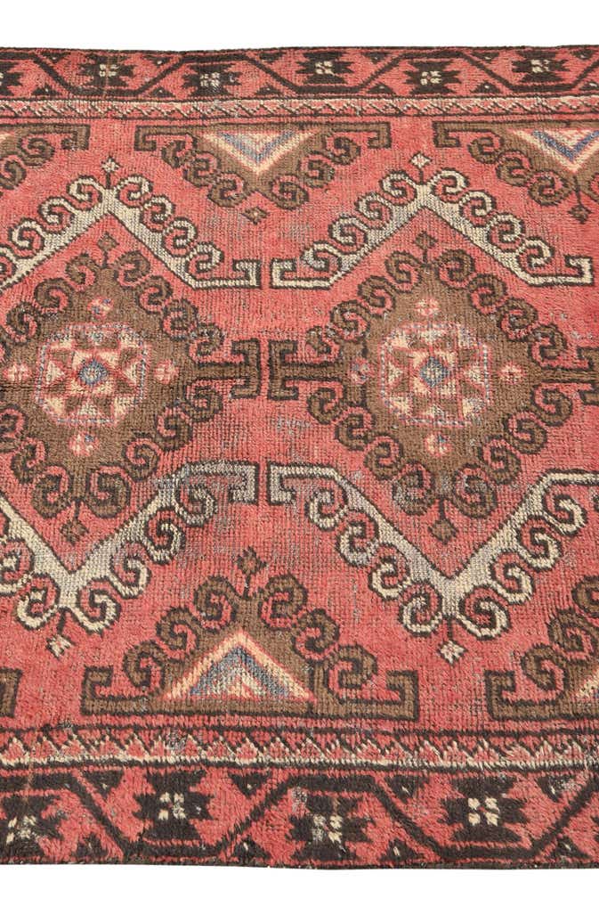 3' 7 x 6' Hand Knotted Hamedan Persian Wool Rug