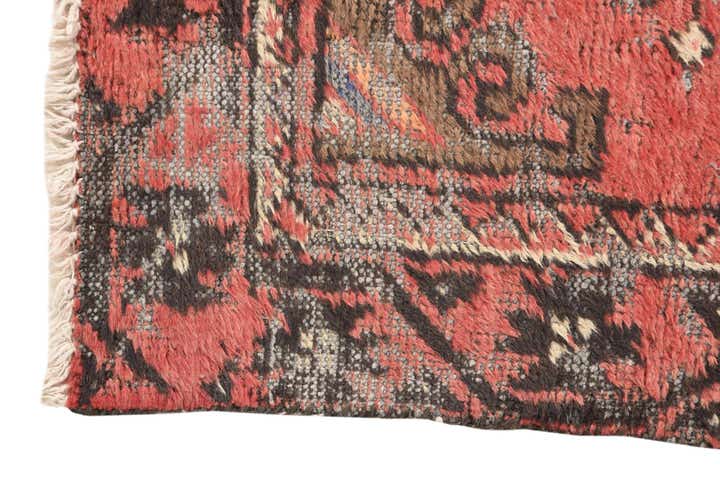 3' 7 x 6' Hand Knotted Hamedan Persian Wool Rug