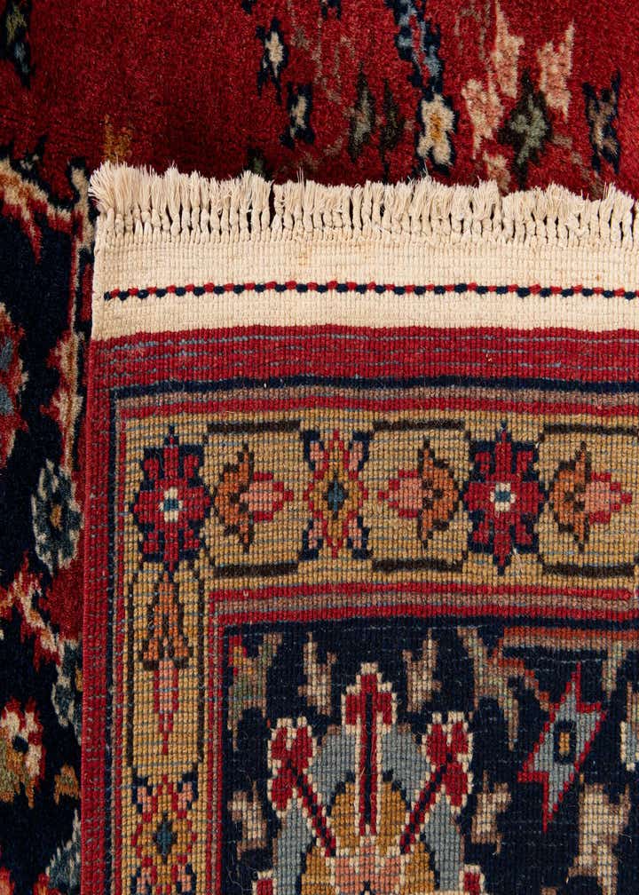 6' 7 x 10' 1 Hand Knotted Hamedan Persian Wool Rug