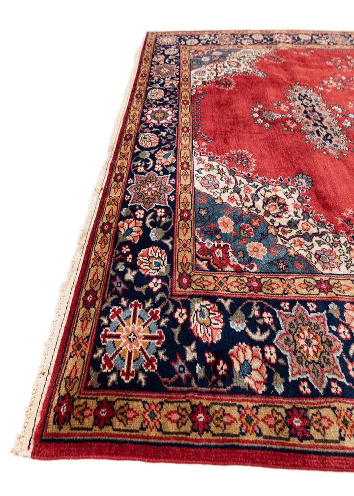 6' 7 x 10' 1 Hand Knotted Hamedan Persian Wool Rug