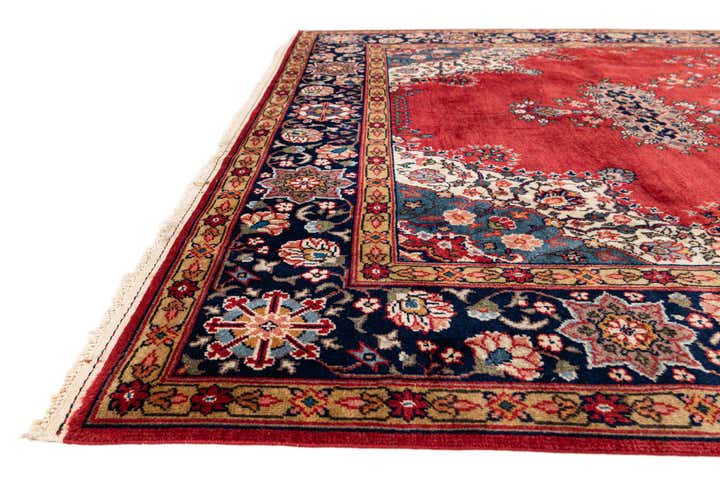 6' 7 x 10' 1 Hand Knotted Hamedan Persian Wool Rug